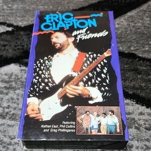 ERIC CLAPTON AND FRIENDS VHS 1986 PHIL COLLINS NATHAN EAST MUSIC